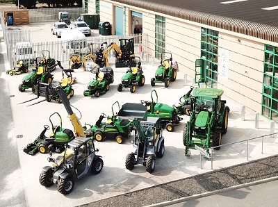 New Forest Farm Machinery’s new turf equipment outlet at Sparkford in Somerset