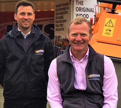 Bill Johnston and Nathan Jacobs of Jensen UK at the Arb Show 2019