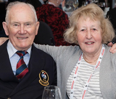 Walter and Caroline Woods, pictured at BTME in 2018 on the BIGGA website