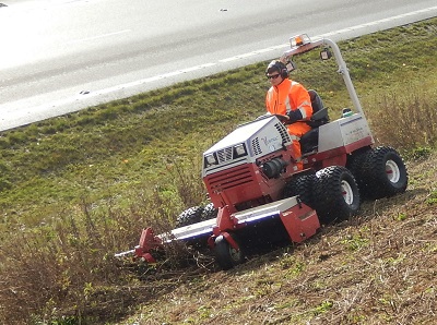 Ventrac at work on the Broadland Northway