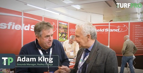 Adam King, grounds manager at Radley College