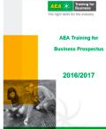 AEA Training For Business Prospectus 2016/17
