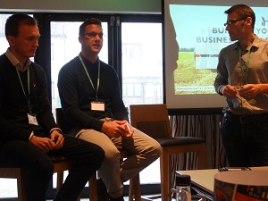 The Social Media Breakout Session led by Julio Romo, with panellists Lewis Anderson and James Hayes