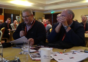 Phil Gregg from Ripon Farm Services during the feedback session