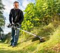 Ego's new Multi-Tool with line trimmer attachment