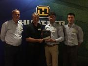 L-R: Robert Page, Southern Machinery; Peter Whurr, Excel Industries; Kenneth and Philip Tutty Southern Machinery
