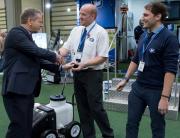 Fleet Line Markers’ MAQA line marking machine won joint first place in the SALTEX innovation award.