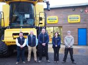 The staff from the new Coombe Bissett branch pictured on Oakes Bros Facebook page
