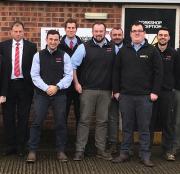 James Cox of Major Equipment with TNS staff at a product training day