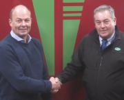 L-R: Robert Jones, Managing Director of Menai Tractors and Nick Rider, OPICO Territory Manager for the West Midlands and Wales