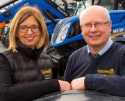 Bernadette and Dick Murphty of Murphy Motors win New Holland Irish Dealer of the Year