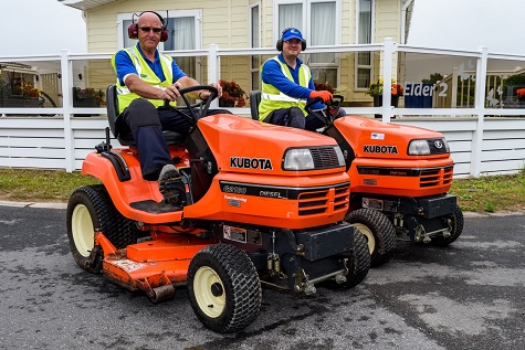 Kubota's in use at Partingtons