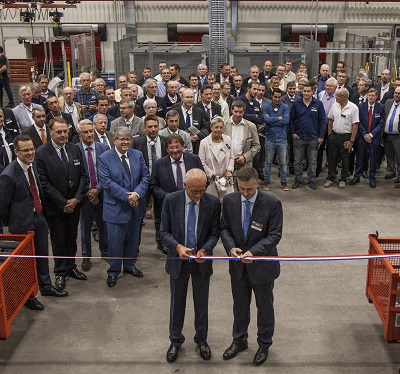 The new Logistics Centre at KUHN’s Saverne factory was officially opened on 13th September