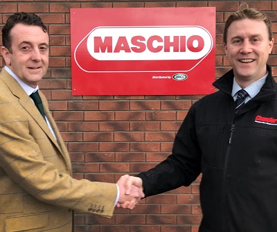 L-R: James Woolway, Opico md and Gavin Pell, Chandlers (Farm Equipment) Limited md