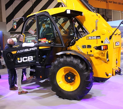 JCB revealed a completely new cab design for its key Loadall telescopic handler models