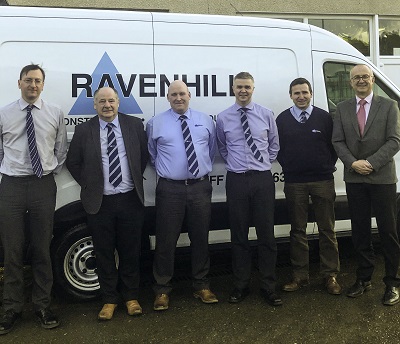 Large tractor and harvester dealer of the year were Ravenhill of Elgin. L-R: Graham Anderson, Gordon Morrison, Stephen Hay, Stewart Davidson, James Hutton and John Wills
