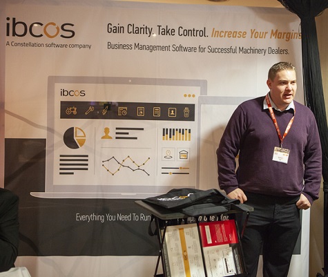 Ibcos's stand at the Service Dealer Conference in 2018