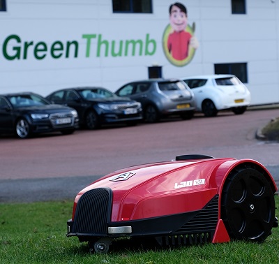 An Ambrogio L30 Elite is installed at GreenThumb's headquarters and national training centre in Wales