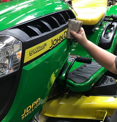 John Deere's five millionth lawn tractor produced in Greeneville, Tennessee
