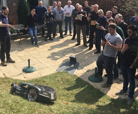 Dealers at one of the Automower training events