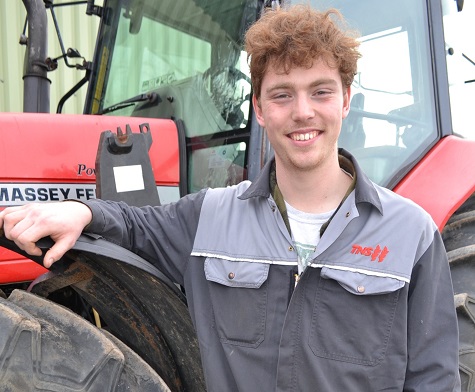 One of the qualfiying apprentices, Jacques Marshall, who works at Thurlow Nunn Standen Ltd in East Anglia