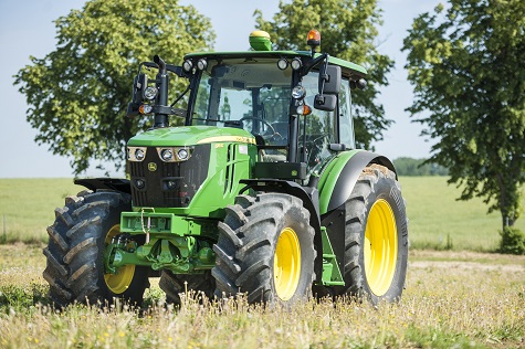 The John Deere 6MC, 6RC, 6M and 6R mid-sized tractors product lines will be supplied with Continental Tractor70 and Tractor85 tyres which are now available in 30 different sizes
