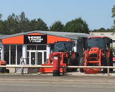 Vincent Tractors & Plant's new depot in Holsworthy
