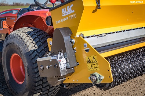 The BLEC Turf-Seeder, along with other BLEC machines, will be on stand M080 at SALTEX