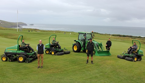 Newquay Golf Club and their new Deere machines