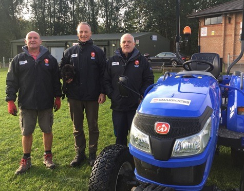 Part of the grounds team at Bolton R.U.F.C