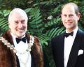 Stephen Bernhard with HRH The Earl of Wessex