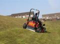 Mower used on a slope (image for illustration purposes only)