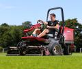 Groundsman Sam Pope on Millwall FC's Toro RM3100-D