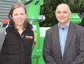 Joanna Chapman, Managing Director of Orange Plant pictured with Martin Lucas of GreenMech