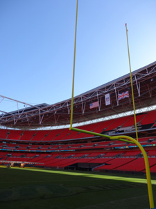 The visit took place between the second and third NFL games being played in London this season