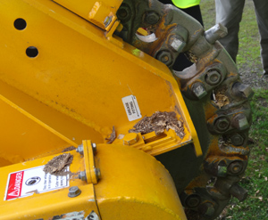 Cartlon stump grinder's grinding wheel