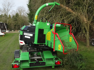 Quad Trak 160 mounted on its trailer