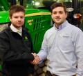 John Deere dealer Chris Doyle, left, and Ben Chappelow