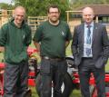L to R: Chris Young (Head Groundsman), Will Temple (Grounds & Gardens Manager) and Mark Hart (Chief Operating Officer)