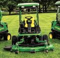 John Deere's 1500 Series TerrainCut front rotary mower