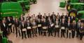 John Deere's 2015 Ag Tech, Parts Tech and Turf Tech third year graduates at the John Deere Forum in Mannheim, Germany