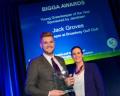 Jack Groves, Greenkeeper at Broadway Golf Club won The Young Greenkeeper of the Year