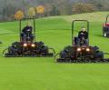 A selection of The Grove's Toro machines out on the course