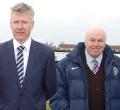 Mark Pover, FA National Facilities & Investment Manager; and FA Head Groundsman Alan Ferguson