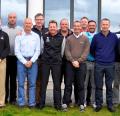 The Fourth Leading Edge Series event delegates outside the iconic Castle Stuart Golf Links clubhouse.