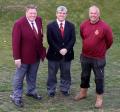 Dunstable Downs Golf Club captain Mick Doyle, general manager Duncan Mutton and deputy head greenkeeper Gary Bolton