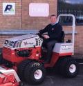 Russell’s Glen Sawyer with the Ventrac compact tractor 