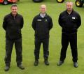 L-R: Middlesbrough Golf Centre course manager John Grey, dealer Greenlay’s managing director Geoff Lowes and the centre’s general manager Andy Hill.