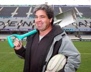 Former Eden Park, New Zealand head groundsman Mark Perham pictured in the New Zealand Herald