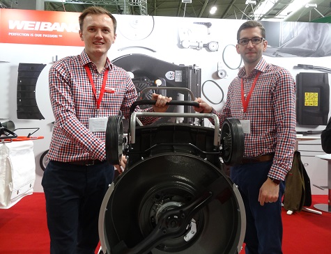 Lewis Anderson and Mark Rochford were constantly busy on the Rochfords stand meeting professional customers